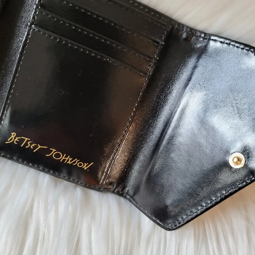 Betsey Johnson Trifold Flap Wallet